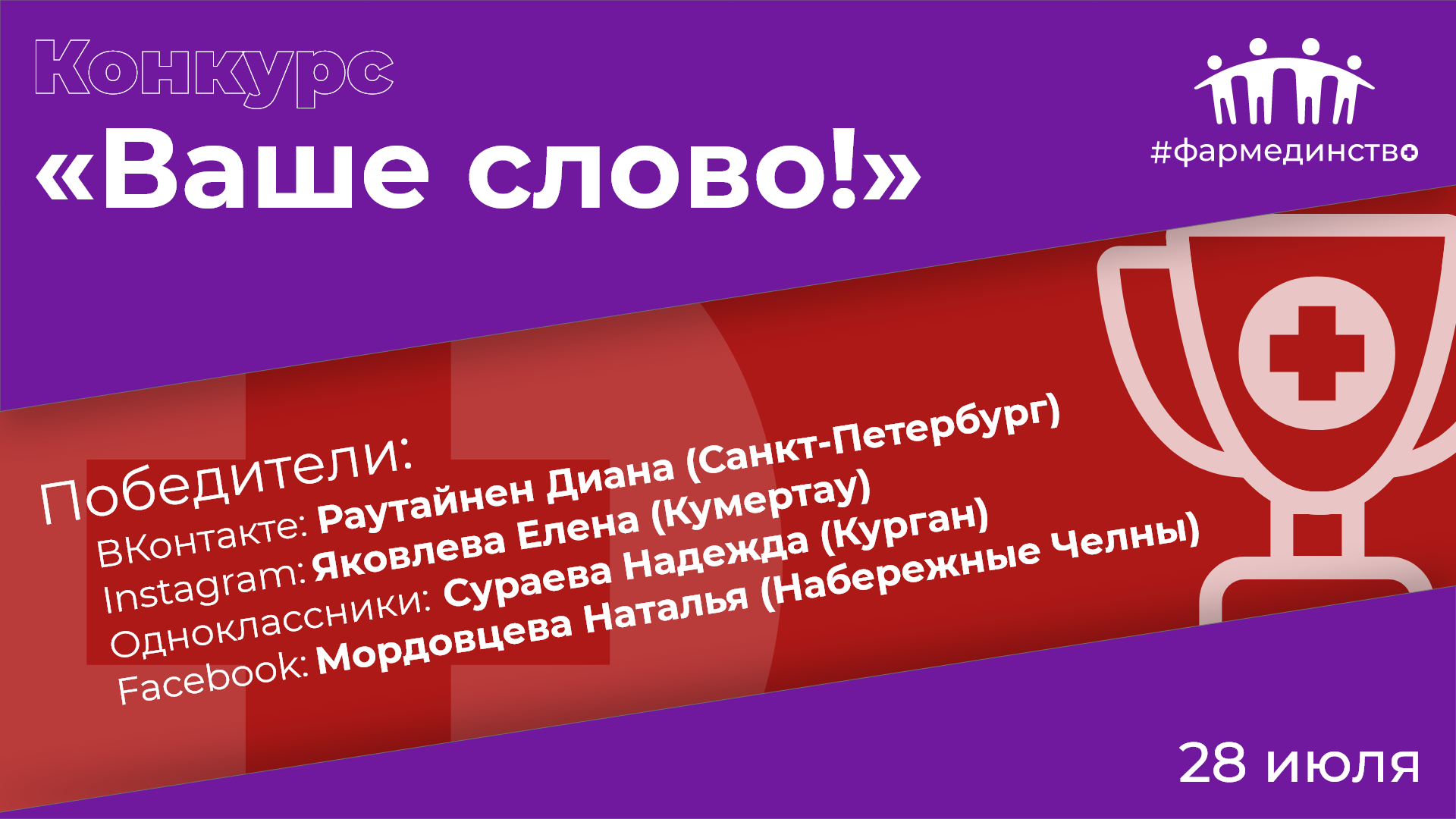 Итоги пятого конкурса "Ваше слово!"