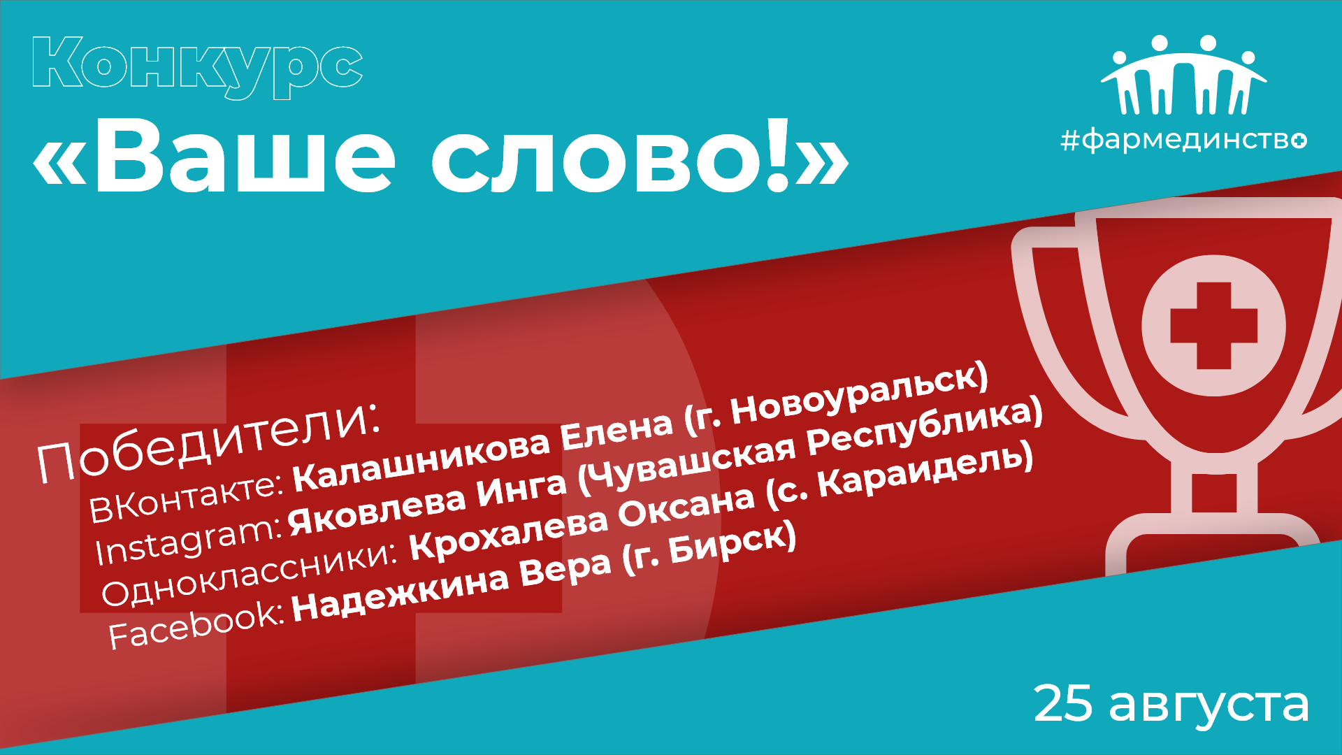 Итоги девятого конкурса "Ваше слово!"