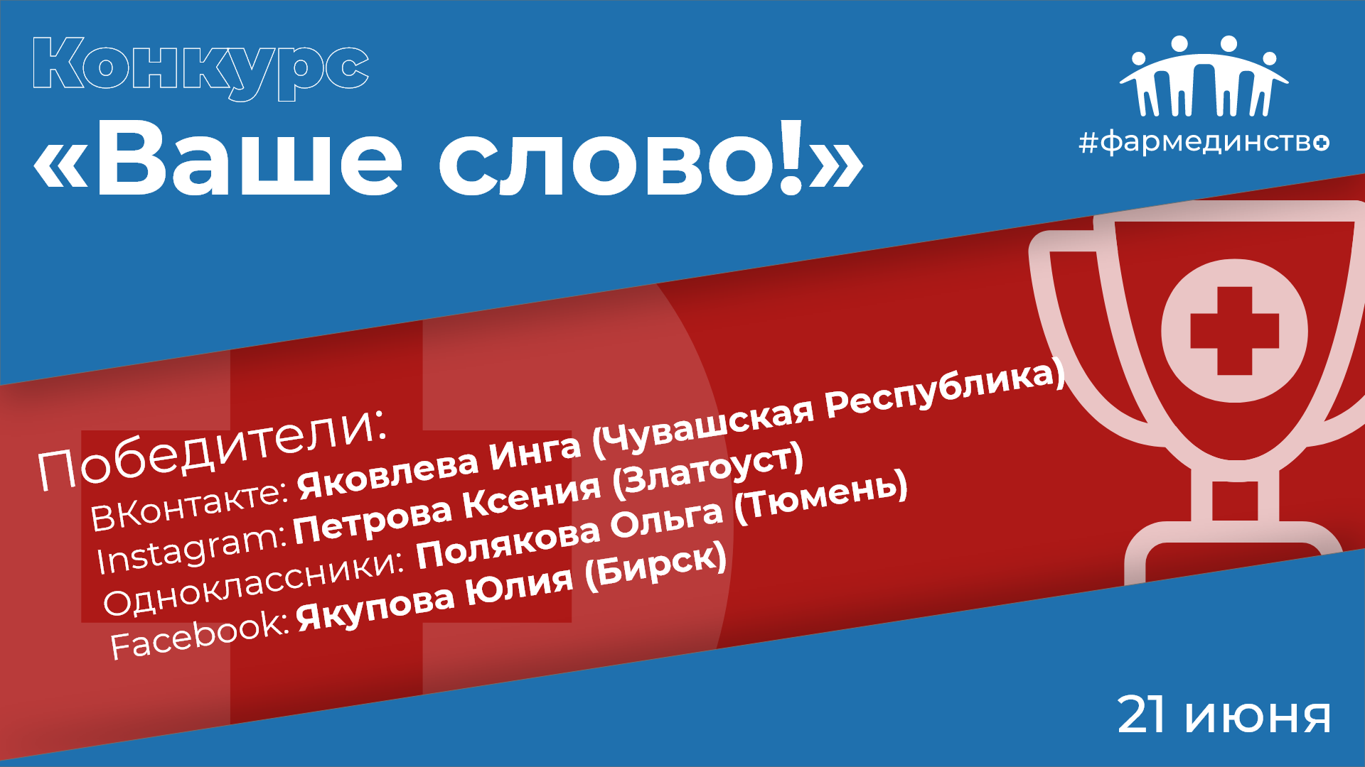 Итоги четвёртого задания конкурса "Ваше слово!"