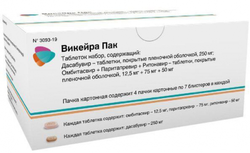 Компания AbbVie сообщила о скором прекращении поставок препарата «Викейра Пак» от гепатита С в Россию
