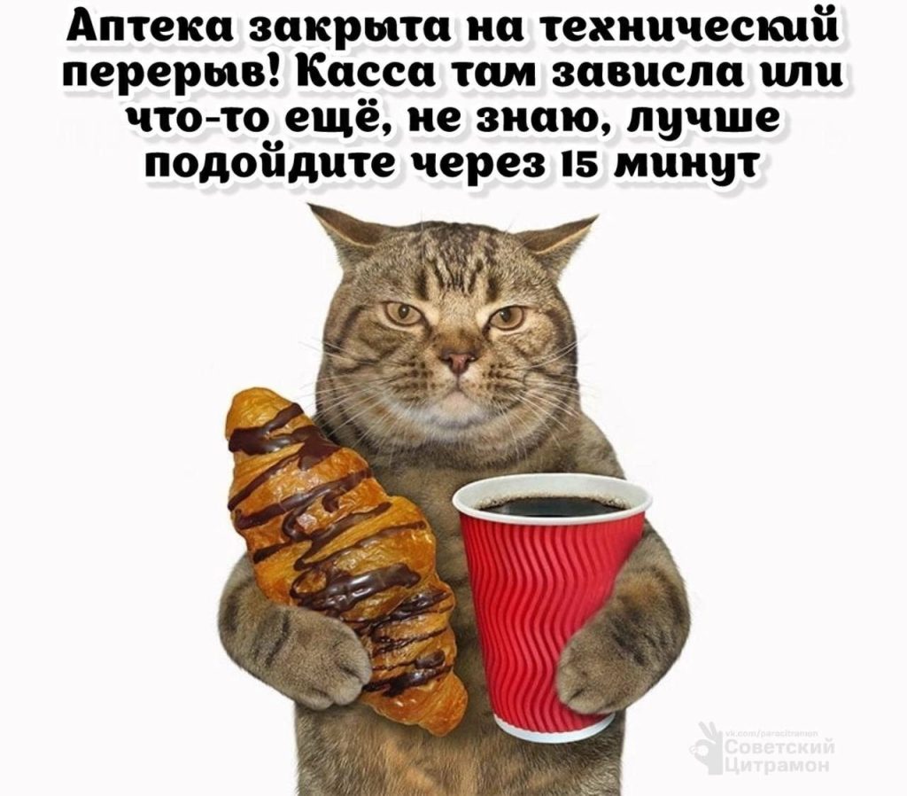 Мем про аптеку из паблика «Советский Цитрамон»