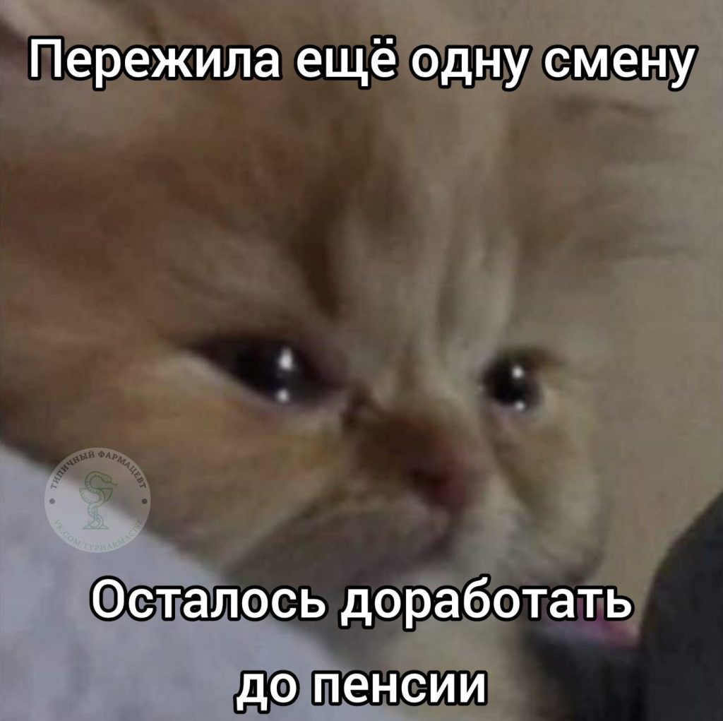 Мем про аптеку из паблика «Типичный фармацевт»