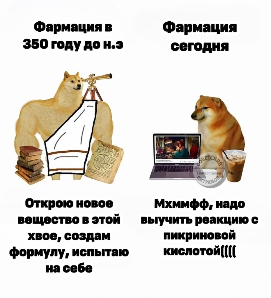 Мем про аптеку и будни фармацевта